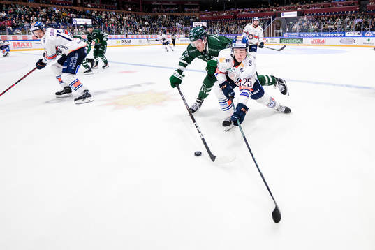 Färjestads Joakim Nygård och Växjös Filip Eriksson
