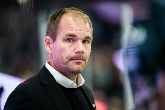 Färjestads tränare Thomas Mitell