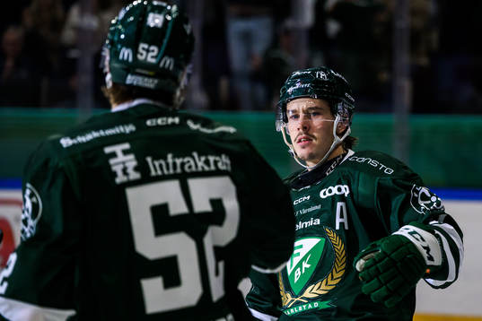 Färjestads Joakim Nygård jublar