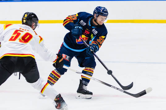 Brynäs Karlis Cukste och Djurgårdens Daniel Glad