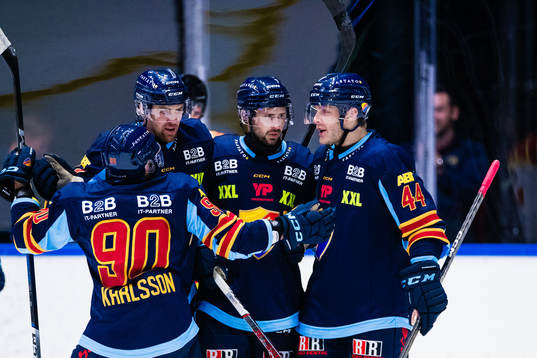 Djurgårdens Marcus Kruger jublar