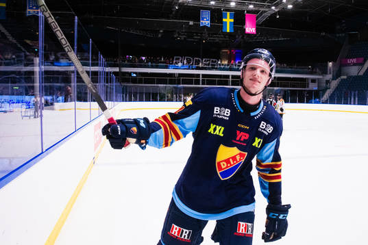Djurgårdens Edvin Hammarlund jublar