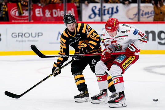 Skellefteås Jonathan Pudas och MoDos Oscar Pettersson