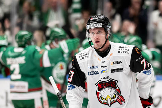 Malmö Redhawks Adam Ollas Mattsson deppar