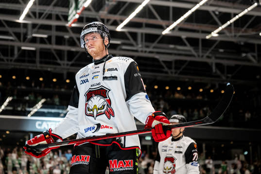 Malmö Redhawks Matias Lassen deppar