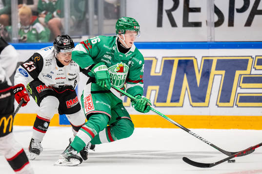 Malmö Redhawks Christoffer Forsberg och Rögles Adam