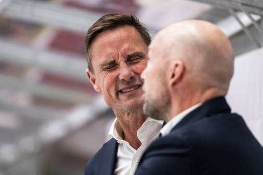 Frölundas tränare Roger Rönnberg deppar
