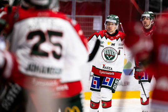 Frölundas Nicklas Lasu jublar