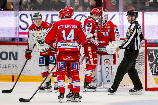 Timrås spelare jublar