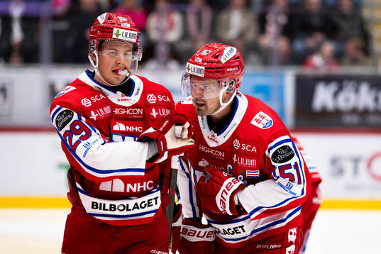 Timrås Filip Hållander och Anton Lander