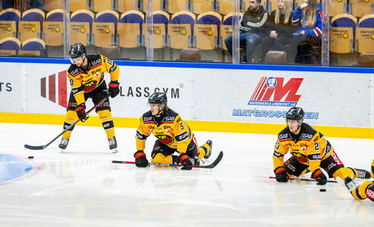 Luleås Einar Emanuelsson och Marcus Hardegård