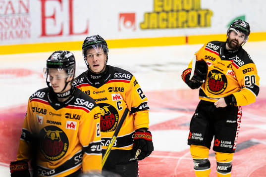 Luleås Erik Gustafsson och Jack Connolly deppar
