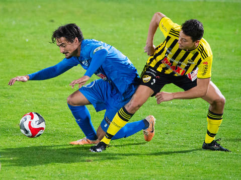 IFK Hässleholms Isak Orajärvi i matchen i division 2