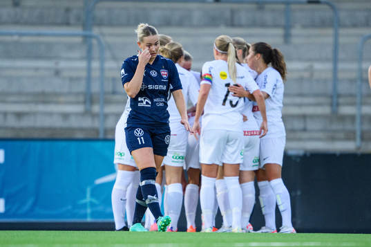 FC Rosengårds Emma Jansson deppar