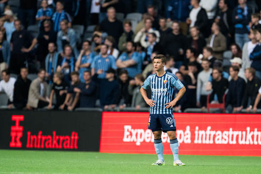 Djurgårdens Samuel Dahl deppar
