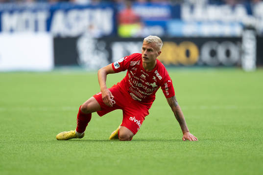 Värnamos Viktor Bergh reagerar