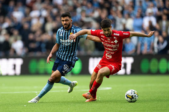 Djurgårdens Musa Qurbanli och Värnamos Emin Grozdanic