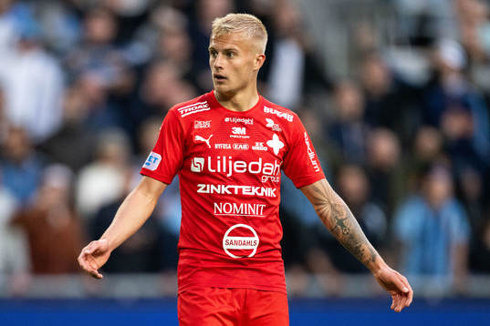 Värnamos Viktor Bergh reagerar
