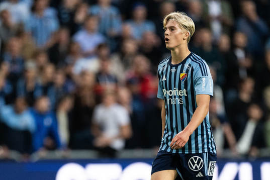 Djurgårdens Lucas Bergvall deppar