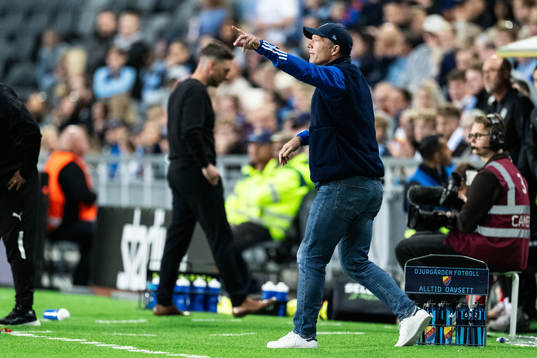 Djurgårdens tränare Kim Bergstrand