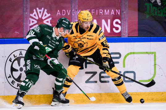 Färjestads Marcus Nilsson och Skellefteås Arvid Lundberg