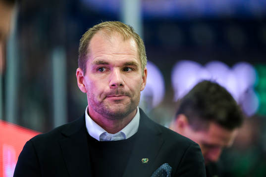 Färjestads tränare Thomas Mitell