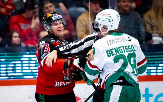 Örebros Oliver Eklind och Rögles Anton Bengtsson