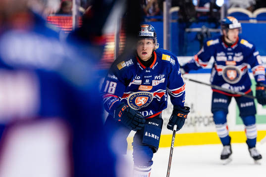 Växjös Marcus Sylvegård jublar