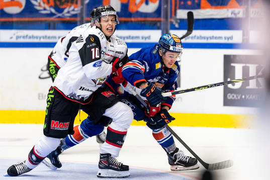 Malmö Redhawks William Von Barnekow och Växjös Keegan