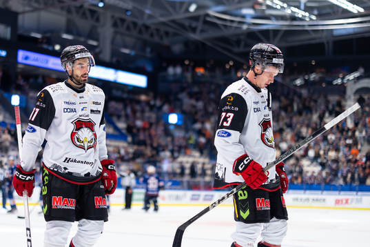 Malmö Redhawks Markus Lauridsen och Adam Ollas Mattsson