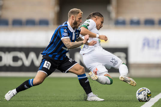 Sirius Joeri De Kamps och Varbergs Maxime Anne Marie Sainte