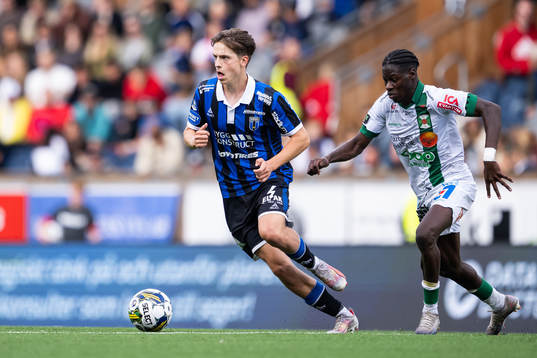 Sirius Adam Vikman och Varbergs Filipe Sisse