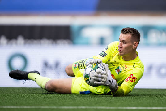 Varbergs målvakt David Olsson