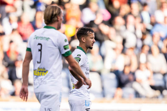 Varbergs Hampus Zackrisson och Yassine El Ouatki deppar