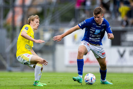 Falkenbergs Melker Nilsson och Norrbys Max Andersson