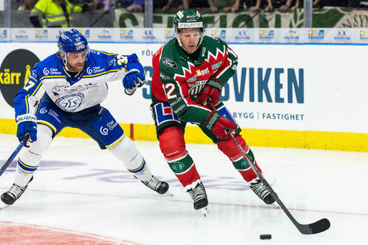 Leksands Anton Lindholm och Frölundas Max Friberg