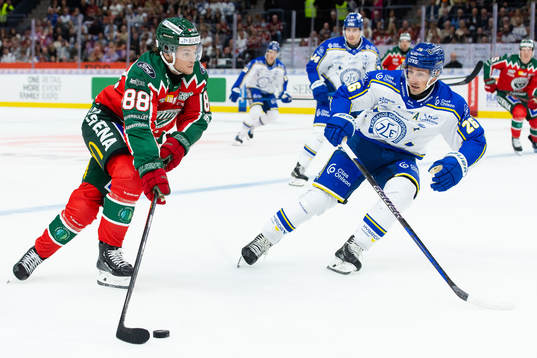 Frölundas Malte Strömwall och Leksands Patrik Noren