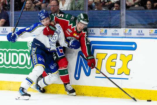 Leksands Alexander Lundqvist och Frölundas Gustav Rydahl