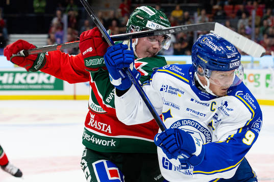 Frölundas Jere Innala och Leksands Patrik Zackrisson