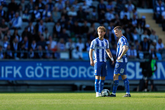 IFK Göteborgs Arbnor Mucolli och Kolbeinn Thordarson