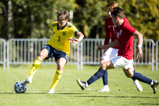Sveriges Lucas Löngårdh och Norges Ola Holmlund