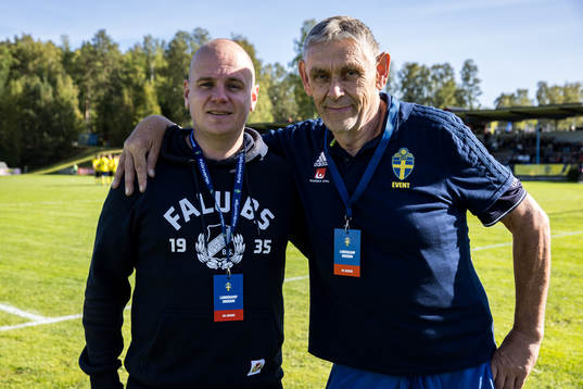 Johan Gustavsson Falu BS och Yngve Segerberg Korsnäs IF