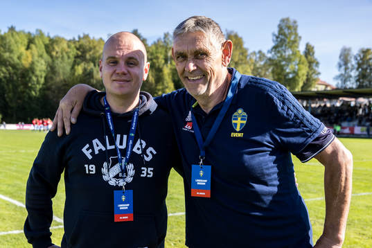 Johan Gustavsson Falu BS och Yngve Segerberg Korsnäs IF