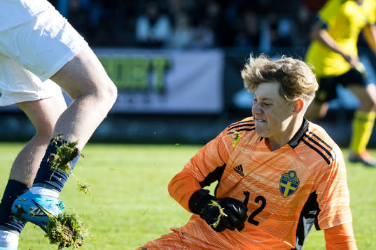 Sveriges målvakt Albin Andersson