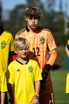 Sveriges målvakt Albin Andersson