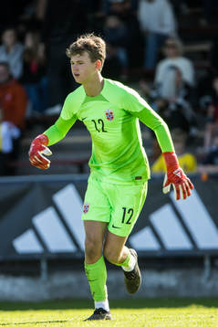 Norges målvakt Bernard Eide