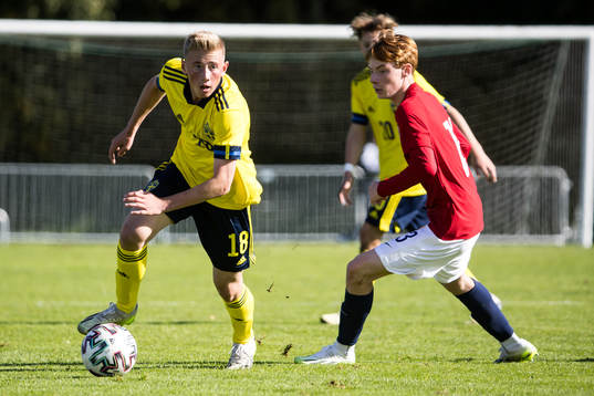 Sveriges Benjamin Brantlind och Norges Henrik Haraldsen