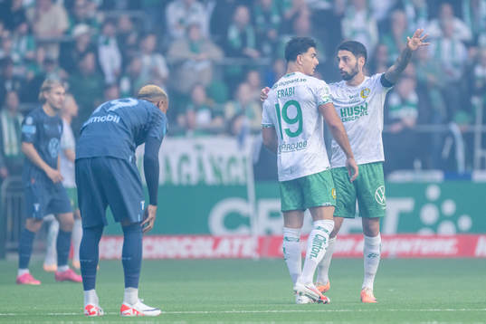 Hammarbys Jusef Erabi och Nahir Besara