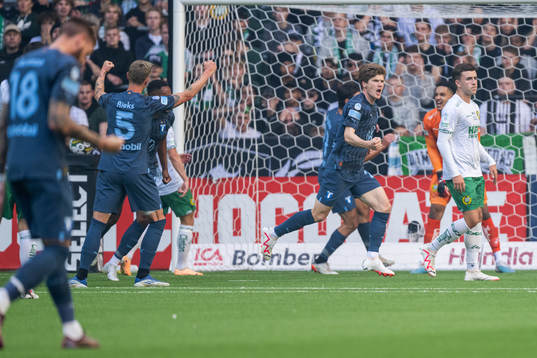 Malmö FFs Oliver Berg jublar