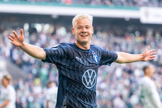 Malmö FFs Otto Rosengren jublar